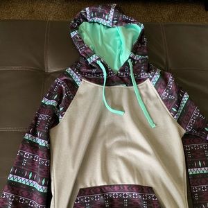 Multicolor tribal Empyre Hoodie